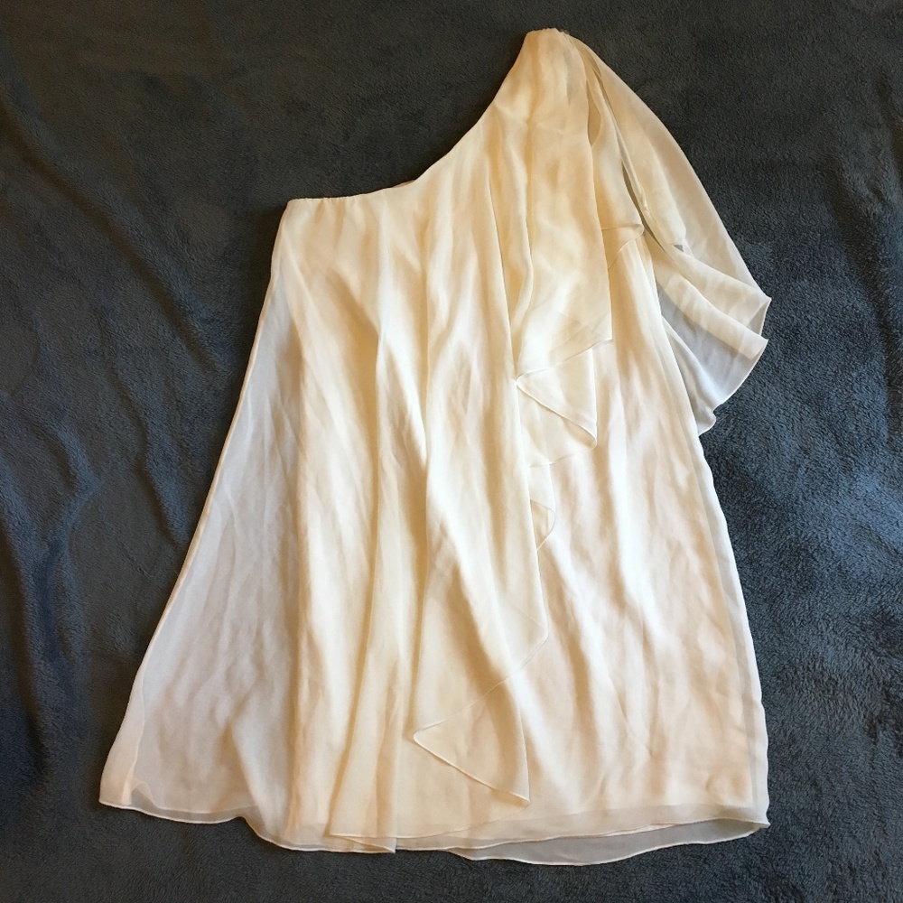 Alice + Oliva - White One Shoulder Dress - Size S